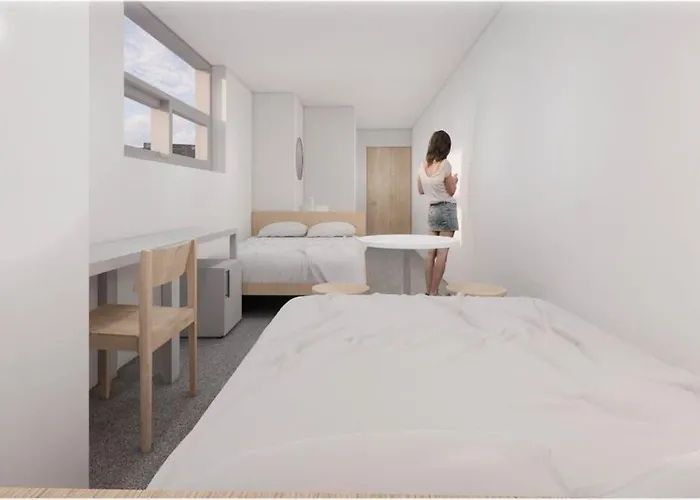 Hausda Private Bathroom Two-queen-beds Picture Window *