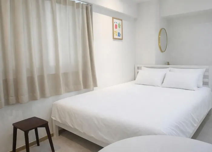 Hausda Private Bathroom Two-queen-beds Picture Window Гостевой дом *